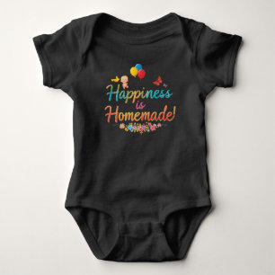 Glück ist Homemade" Baby Fine Jersey T - Shirt
