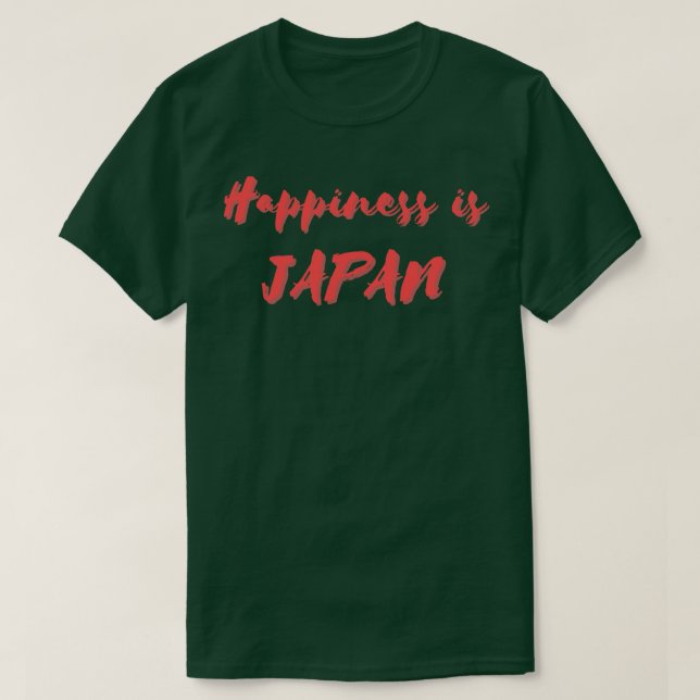 Glück ist Japan T-Shirt (Design vorne)