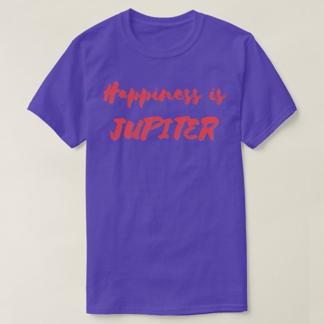 Glück ist Jupiter T-Shirt (Design vorne)