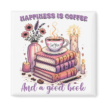 Glück ist Kaffee und ein gutes Buch