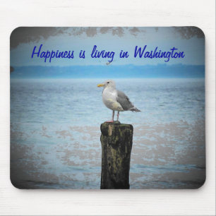 Glück ist Leben in Washington Mousepad