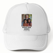 Glück ist, Opa von Name Familienfoto zu sein 