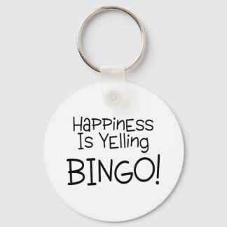 Glück ist schreiend Bingo Schlüsselanhänger