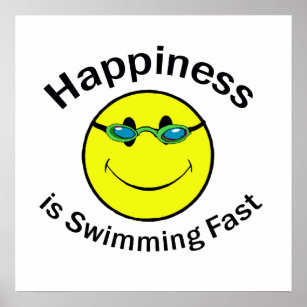 Glück ist Schwimmen Poster