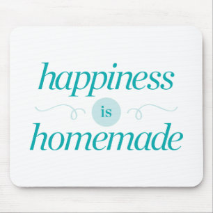 Glück ist selbst gemacht mousepad