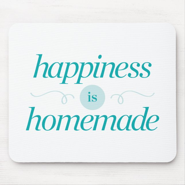 Glück ist selbst gemacht mousepad (Vorne)