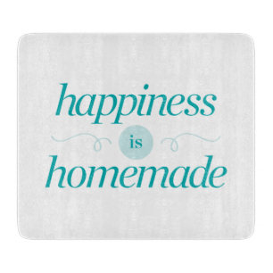 Glück ist selbst gemacht schneidebrett