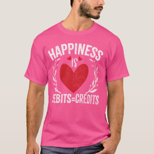 Glück ist Soll Haben Lustiger Buchhalterwitz C T-Shirt