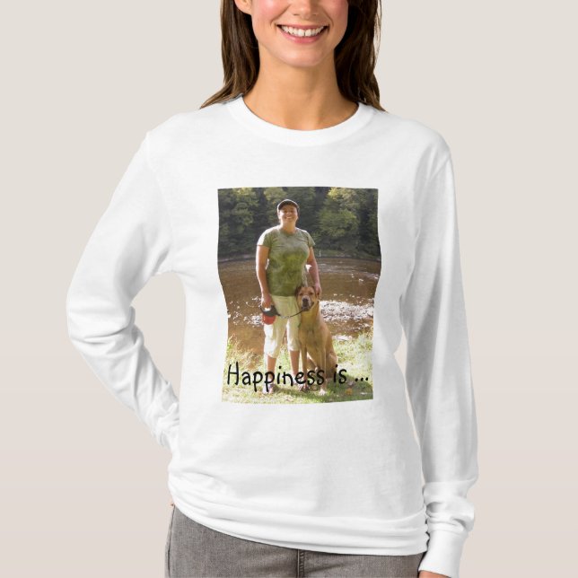 Glück ist… T-Shirt (Vorderseite)