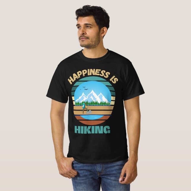 GLÜCK IST WANDERN T-Shirt (Vorne ganz)