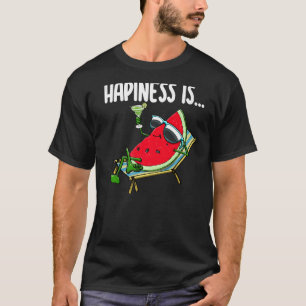 Glück ist Wassermelone Liebe Melon Obst T-Shirt