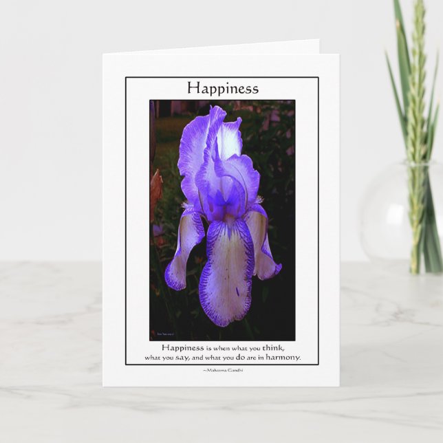 Glück ist wenn… karte (Vorderseite)