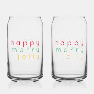 GLÜCK JOLLY 16 oz Drink Gläser (2)