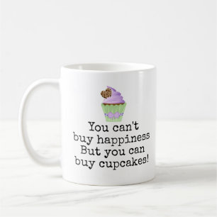 Glück kann man nicht kaufen. Aber man kann Cupcake Kaffeetasse