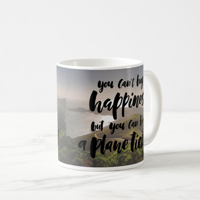 Glück kann man nicht kaufen kaffeetasse (VorderseiteRechts)