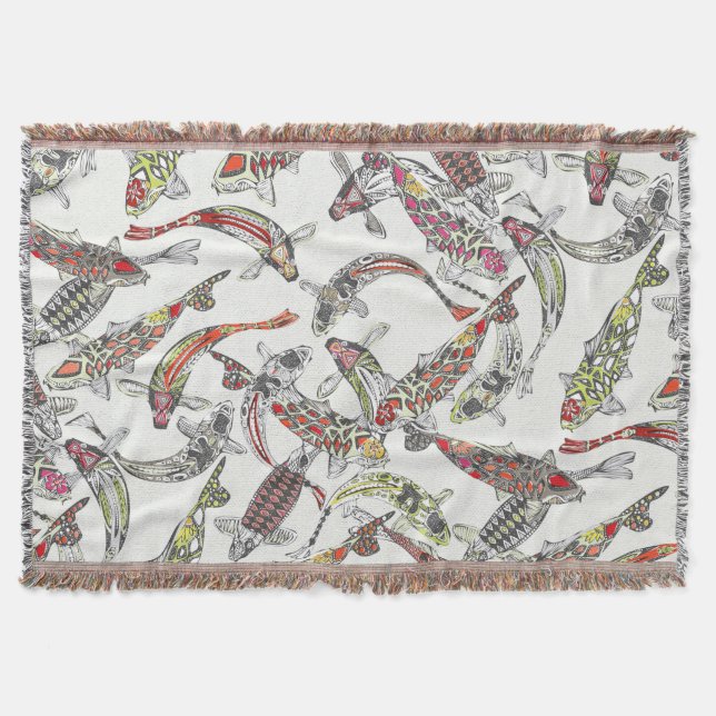 Glück koi off weiß decke (Vorderseite)