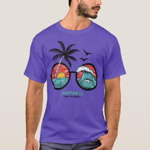 Glück kommt in Waves Novelty Graphic T-Shirts & Co