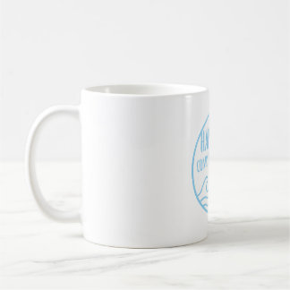 Glück kommt in Waves Sprichwort Kaffeetasse