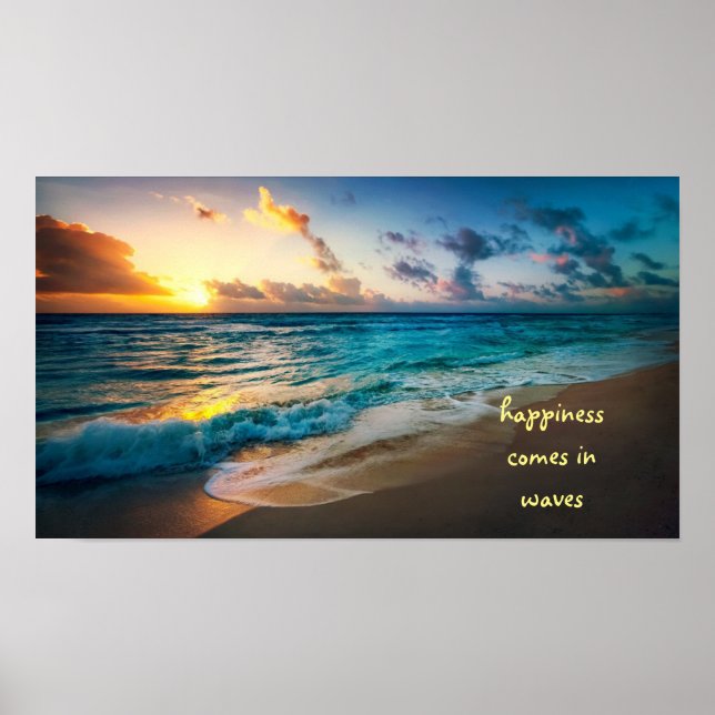 Glück kommt in Wellen Poster (Vorne)