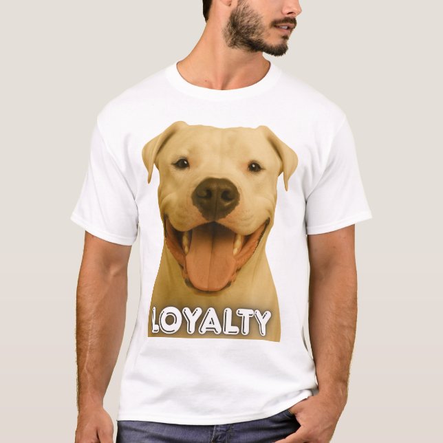 Glück kommt mit vier Paws T-Shirt (Vorderseite)