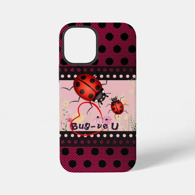 Glück Marienkäfer Ladybug iPhone Hülle (Rückseite)