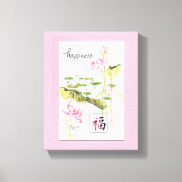 Glück. Mögen wir es alle haben. Leinwanddruck