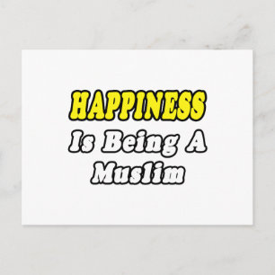 Glück... Muslime Postkarte