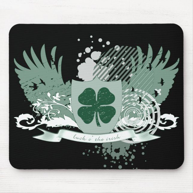 Glück o''irish mousepad (Vorne)
