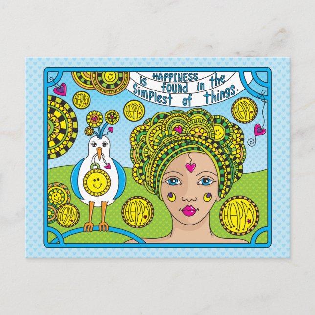 Glück_ Postkarte (Vorderseite)