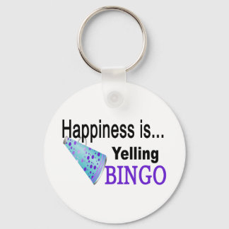 Glück ruft BINGO Schlüsselanhänger