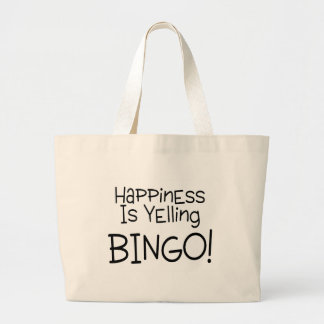 Glück schreit Bingo Jumbo Stoffbeutel