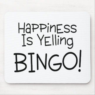 Glück schreit Bingo Mousepad