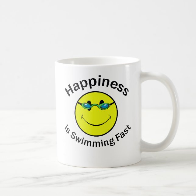 Glück schwimmt schnell kaffeetasse (Rechts)