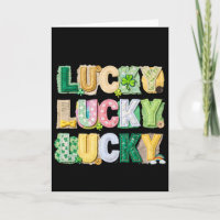 Glück St. Patricks Tag Patchwork Irischer Hufeisen