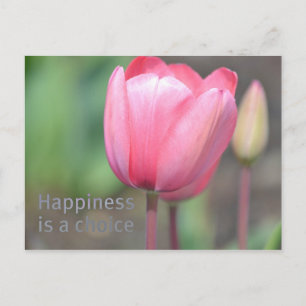 Glück Tulips Postkarte
