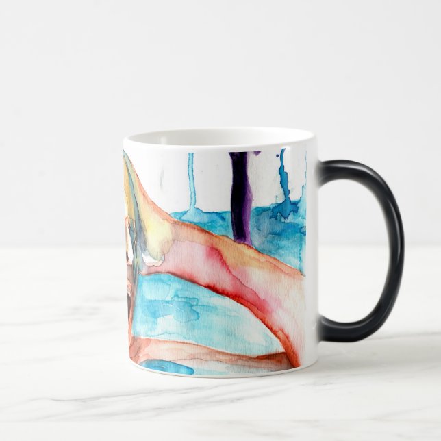 Glück u. Selbstzerstörung - verwandelnde Tasse (Rechts)