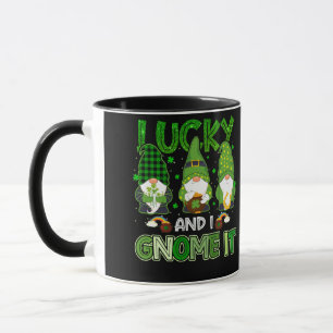 Glück und ich werde es St. Patrick's Day Bartded Tasse