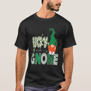 Glück und ich werde es St Patrick's Day Gnomes Lov T-Shirt
