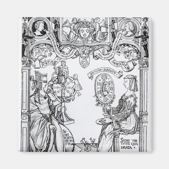 Glück und Weisheit Magnet (Vorne)