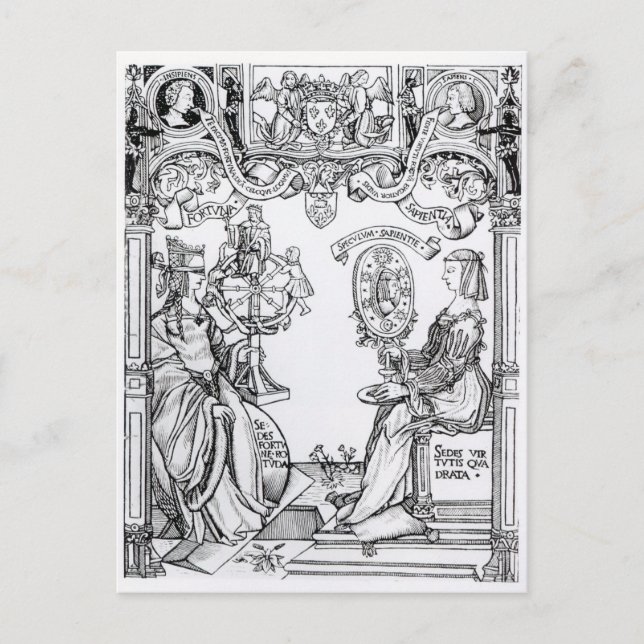 Glück und Weisheit Postkarte (Vorderseite)