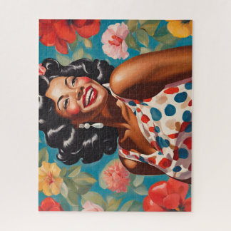 Glück unter den Blume Puzzle