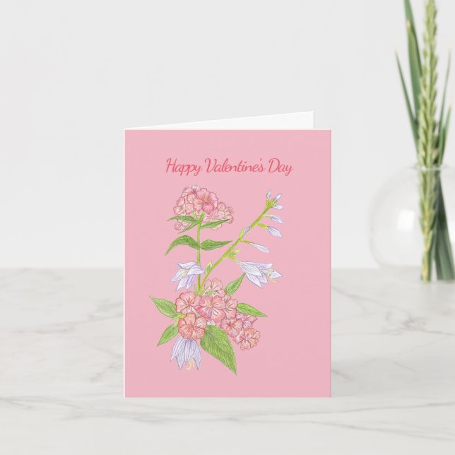 Glück Valentinkarte Feiertagskarte (Vorderseite)