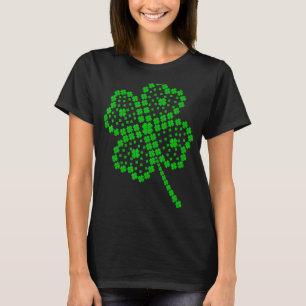 Glück Vier Leaf C Happy St Patrick Day Matching Fa T-Shirt