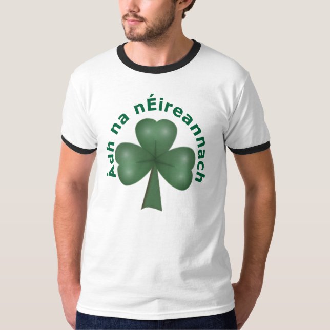 Glück vom irischen (Gälisch) T-Shirt (Vorderseite)