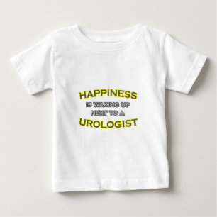 Glück Wecke sich neben einem Urologen Baby T-shirt