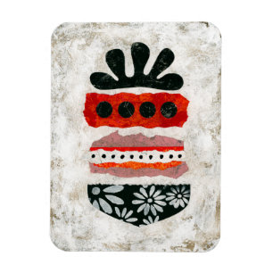 Glück zählt Kühlschrank Magnet Abstrakte Kunst