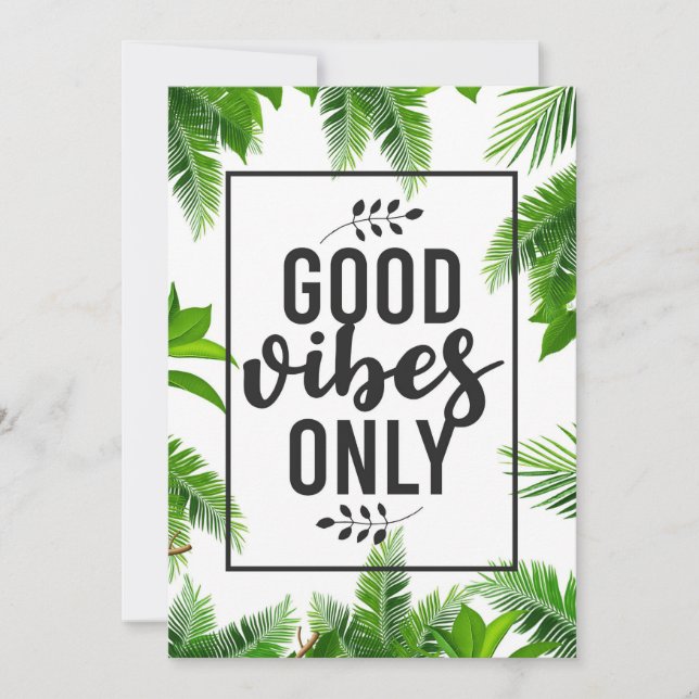 Glück Zitat gute Sicht nur Save The Date (Vorderseite)