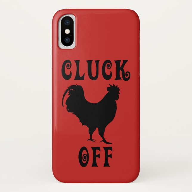 Gluckern weg vom Huhn Case-Mate iPhone Hülle (Rückseite)