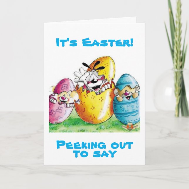***GLÜCKLICH 1. EASTER*** FÜR SIE FEIERTAGSKARTE (Vorderseite)
