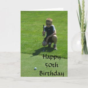 GLÜCKLICH 50. GEBURTSTAG HOFFNUNG, ES IST "PAR-FEC KARTE